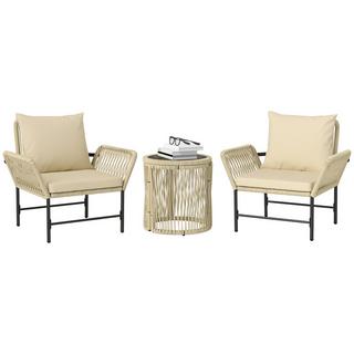 Outsunny Rattan Gartenmöbel-Set  