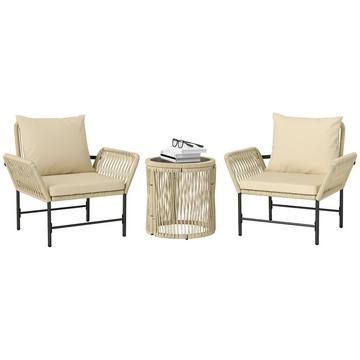 Rattan Gartenmöbel-Set