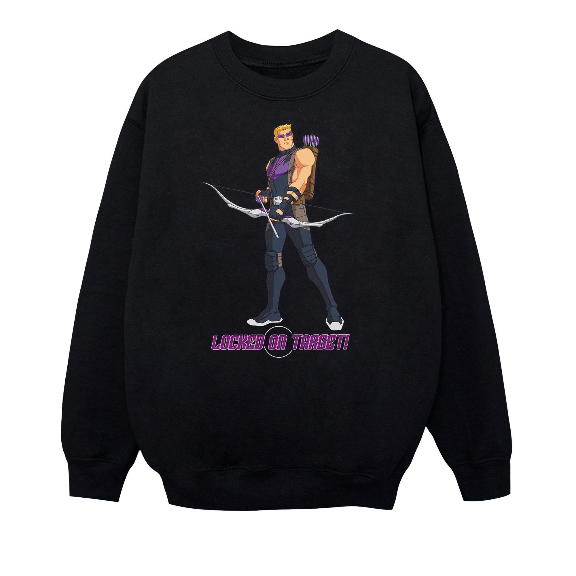 Image of Hawkeye Locked On Target Sweatshirt Jungen Schwarz 116