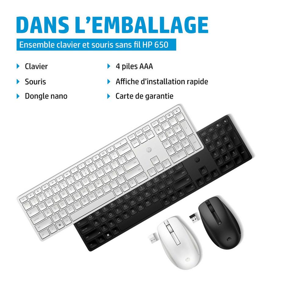 Hewlett-Packard  650 Wireless-Tastatur und -Maus 