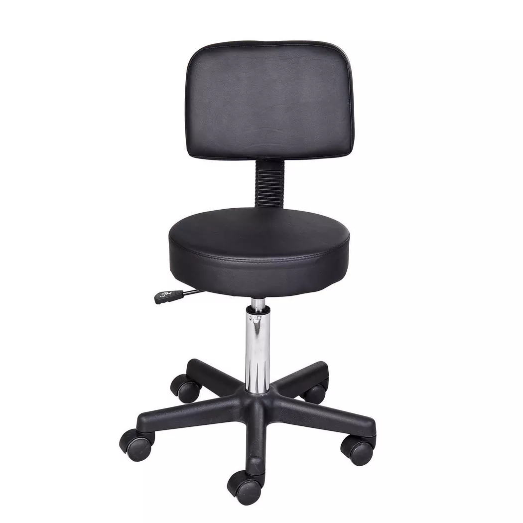 HOMCOM - Salonhocker, One Size, Nero