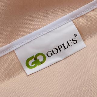 Northix Sonnendach Ersatzdach Dachbezug für Hollywoodschaukel Beige/Grün 191 x 132 cm-Beige  