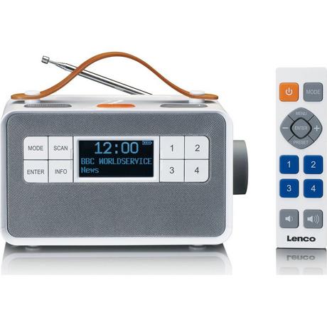 Lenco  Lenco PDR-065WH radio Portatile Digitale Bianco 