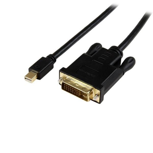 Image of StarTech.com 1,8m Mini DisplayPort auf DVI Aktiv Adapter/ Konverter Kabel - mDP zu DVI 1920x1200 - Schwarz