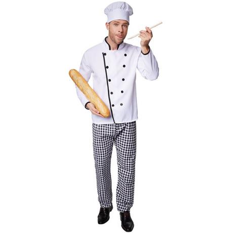 Tectake  Costume da uomo chef 