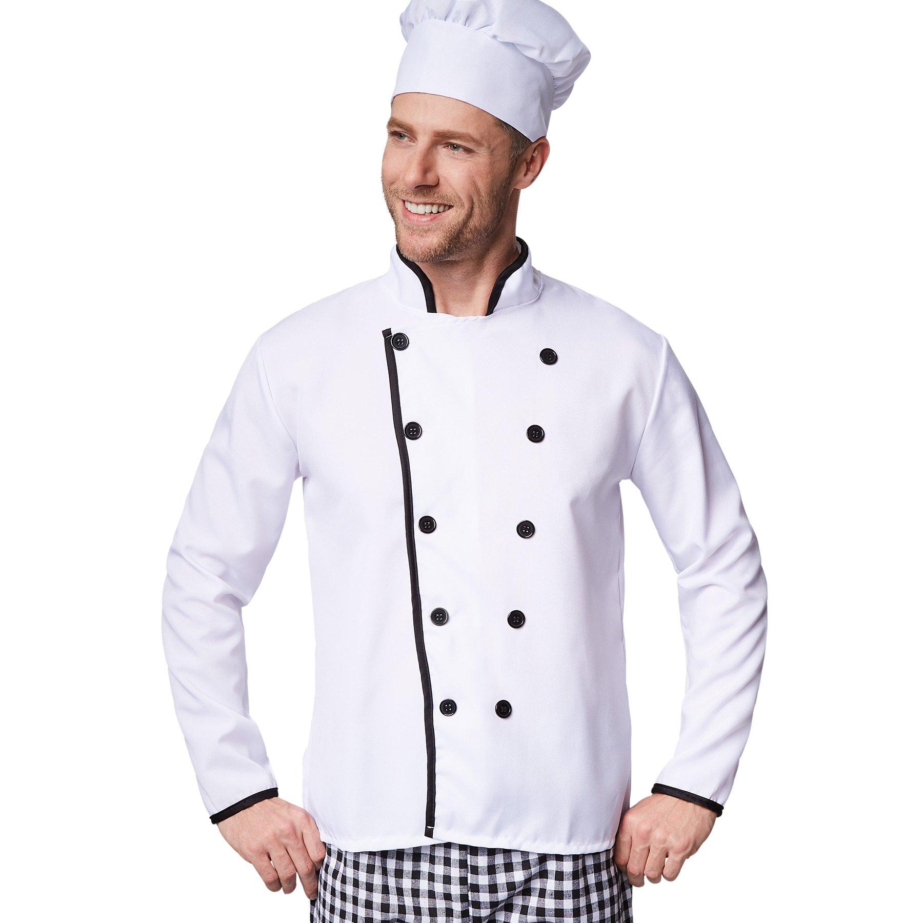 Tectake  Costume de chef étoilé pour homme 