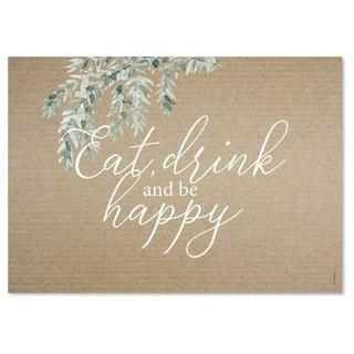 trendform Sets de table en papier PLEASURE 4 x 12 feuilles  