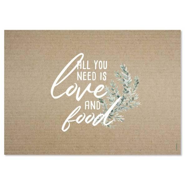 trendform Sets de table en papier PLEASURE 4 x 12 feuilles  