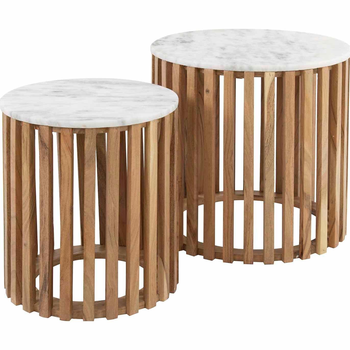 Image of Beistelltisch Sunset white (2er-Set) Beistelltisch Sunset white (2er-Set)