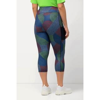 Ulla Popken  Legging de sport 3/4 à séchage rapide avec poche. Matière recyclée 