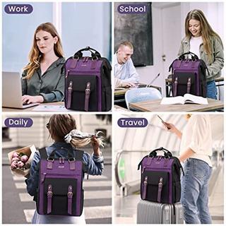 Only-bags.store  Sac à dos, sac pour ordinateur portable 15,6 pouces, sac à dos d'école, sac de travail pour adolescent, grand avec pochette pour câble de données, sacs à dos d'école imperméables, sacs à dos pour l'école, l'université et les affaires 