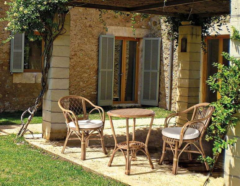 mutoni Fauteuil de jardin avec coussins Athina New  