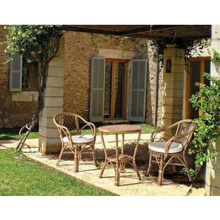 mutoni Fauteuil de jardin avec coussins Athina New  