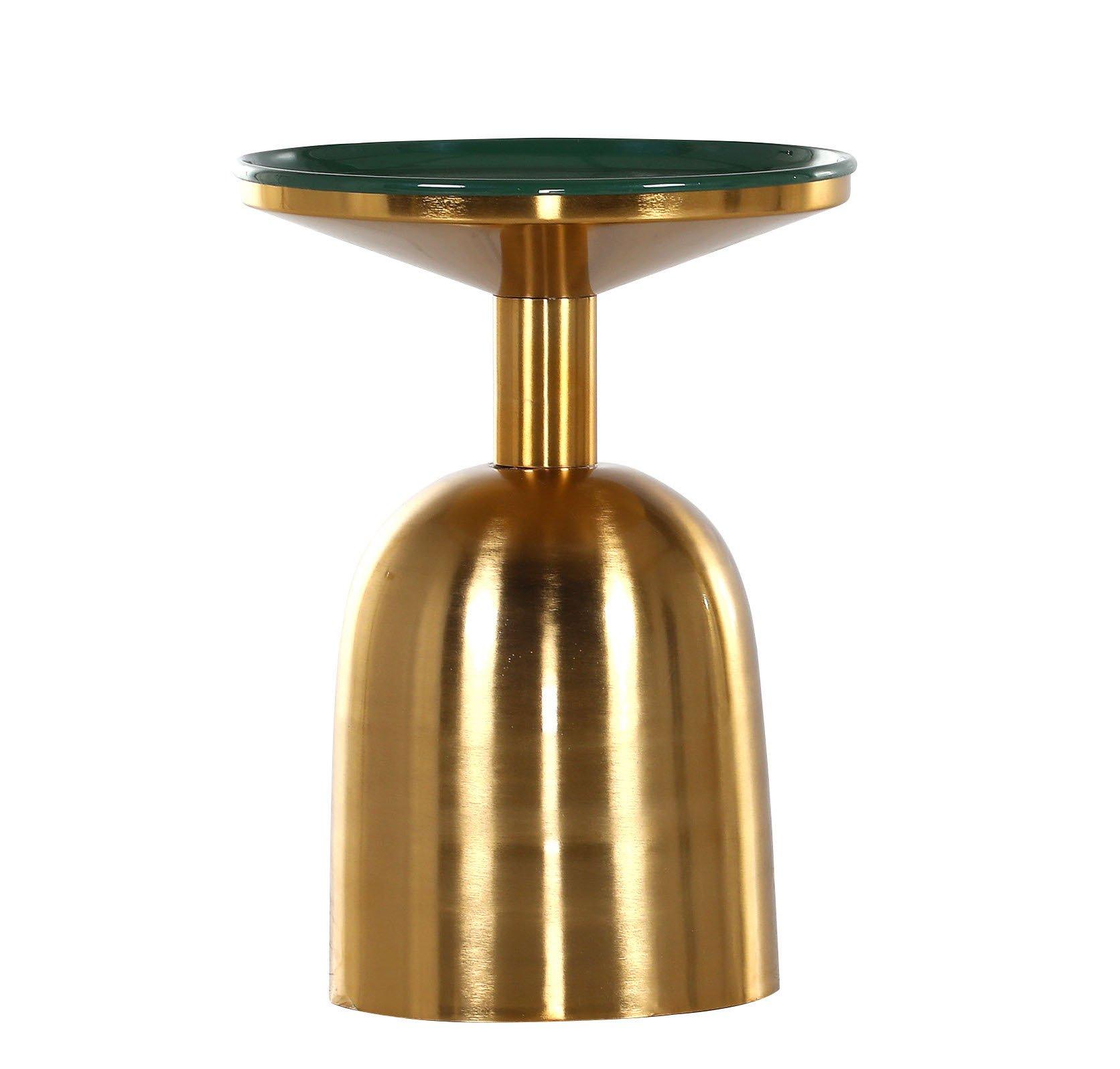 Image of Beistelltisch Crossbone-gold rund 38 Beistelltisch Crossbone-gold rund 38