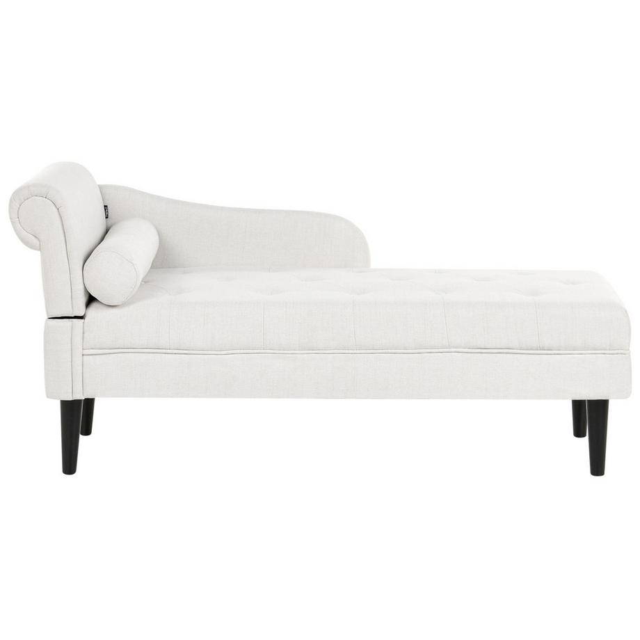 Linksseitige Chaiselongue aus Stoff Glamourös YVOIRE