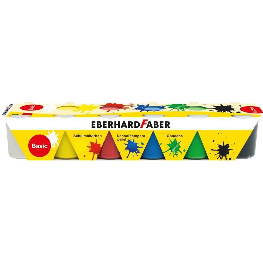 Image of Eberhard Faber EFA Color Basic Gouache 6 Stück(e) Multicolor