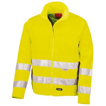 Core Hi Vis Winter Softshell Jacke, Wasser und Wind abweisend (2 StückPackung)