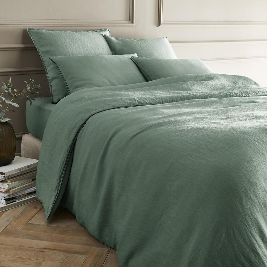 Housse de couette chanvre lavé