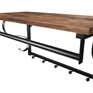 Northio Mensola LOFT in legno con appendiabiti  