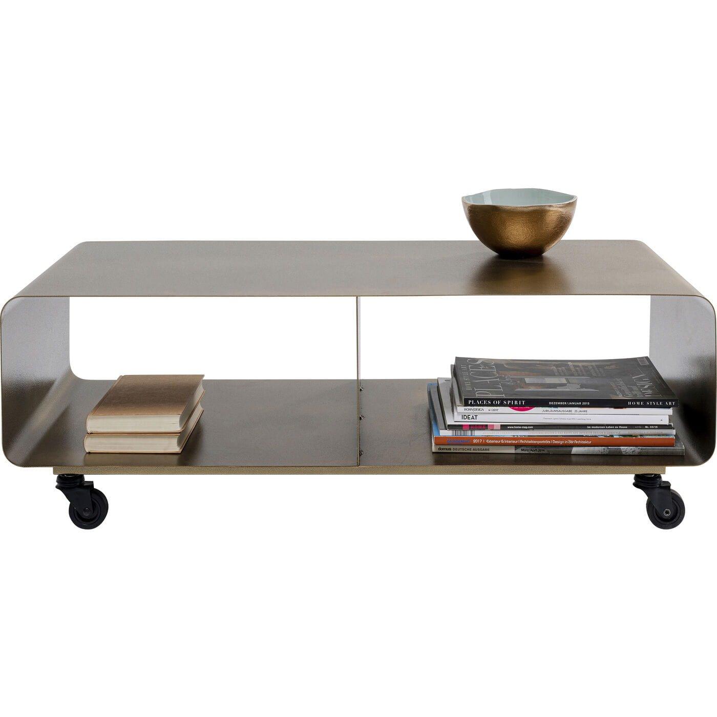 KARE Design Table basse Salon M Mobile Bronze 90x30  