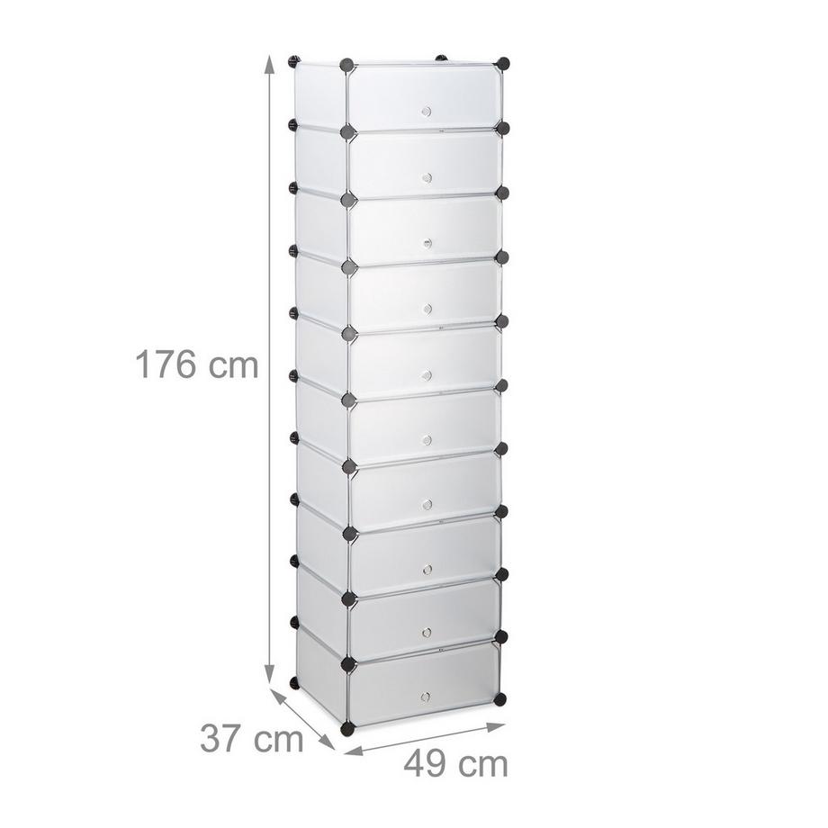 B2X Schuhregal 10 Ebenen  