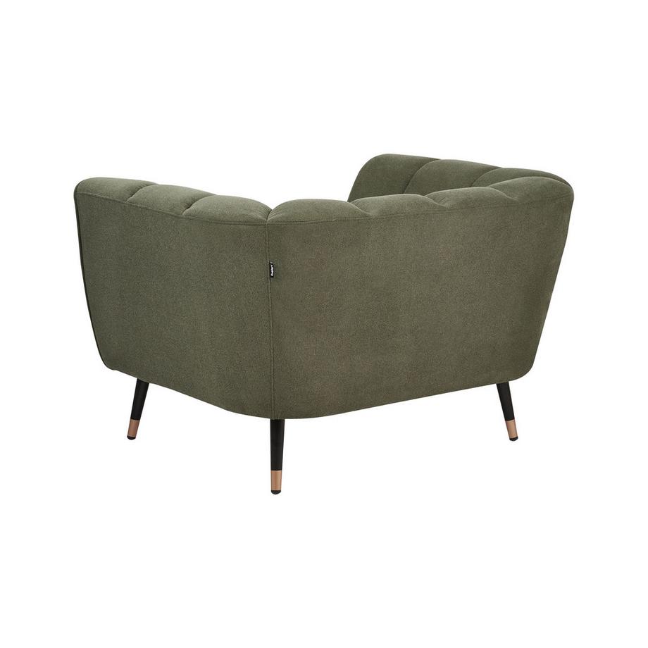 Beliani Fauteuil en Tissu Moderne ORSTA  