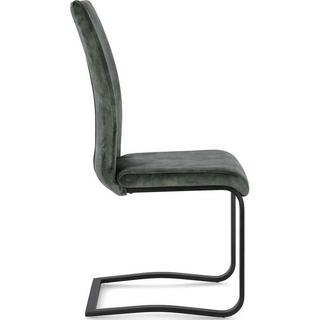 mutoni Chaise Kenneth velours vert foncé  