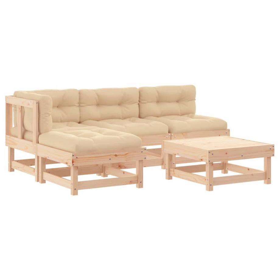 VidaXL Garten lounge set holz  
