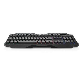 Nedis  Kabelgebundene Gaming-Tastatur | USB Typ-A | Membrantasten | LED | QWERTY | ND-Layout | USB-Stromversorgung | Stromkabellänge: 1,30 m | Multimedia 