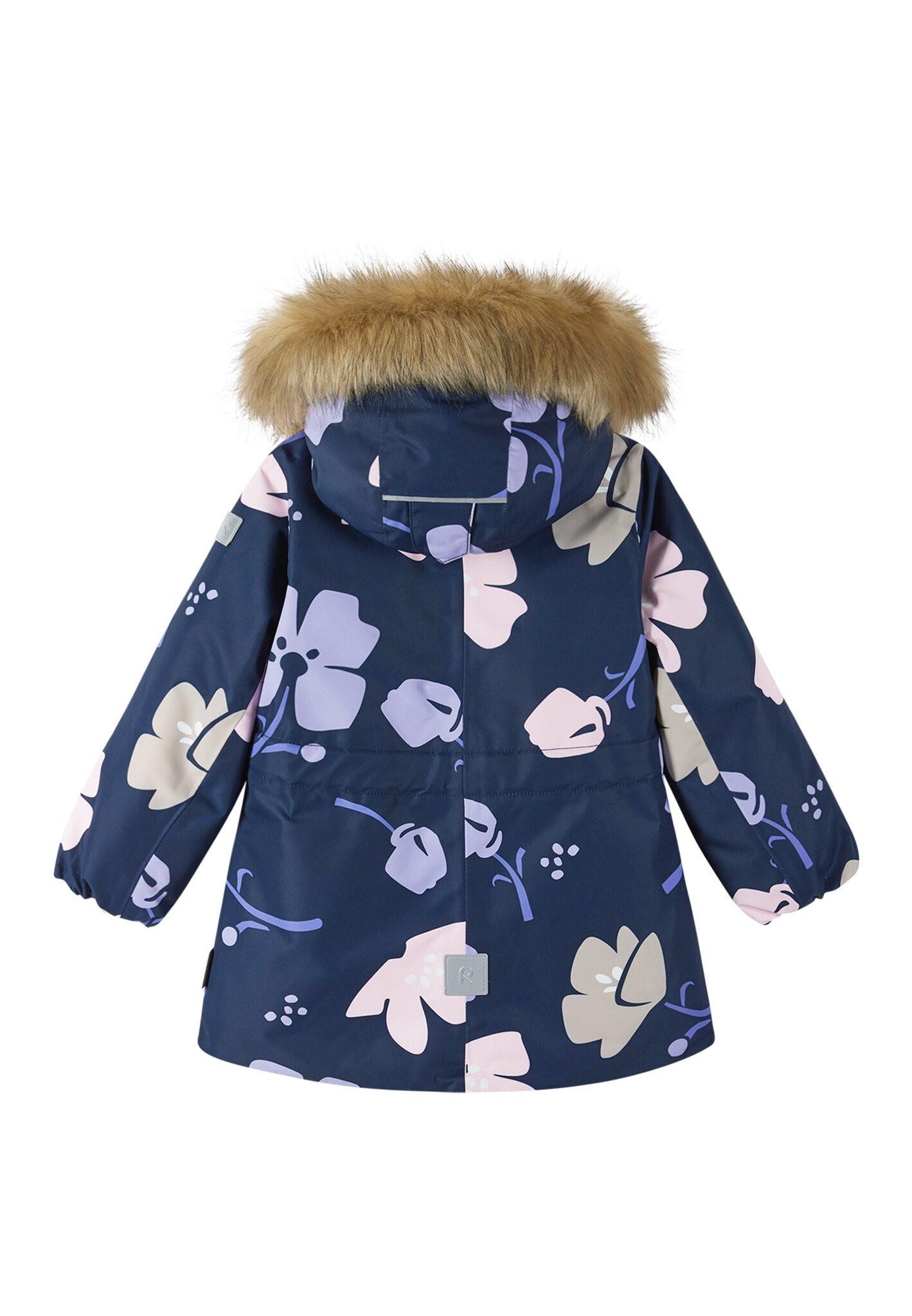 Reima  tec Mädchen Winterjacke Muurame Navy 