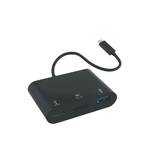 Image of Itworks Itworks 3 in 1 USB Type C Hub Schwarz