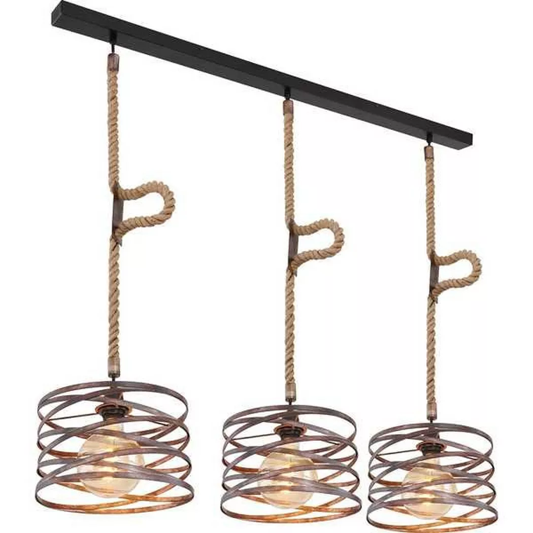 mutoni – Hängeleuchte Marco Metall 3xE27, One Size, Multicolor