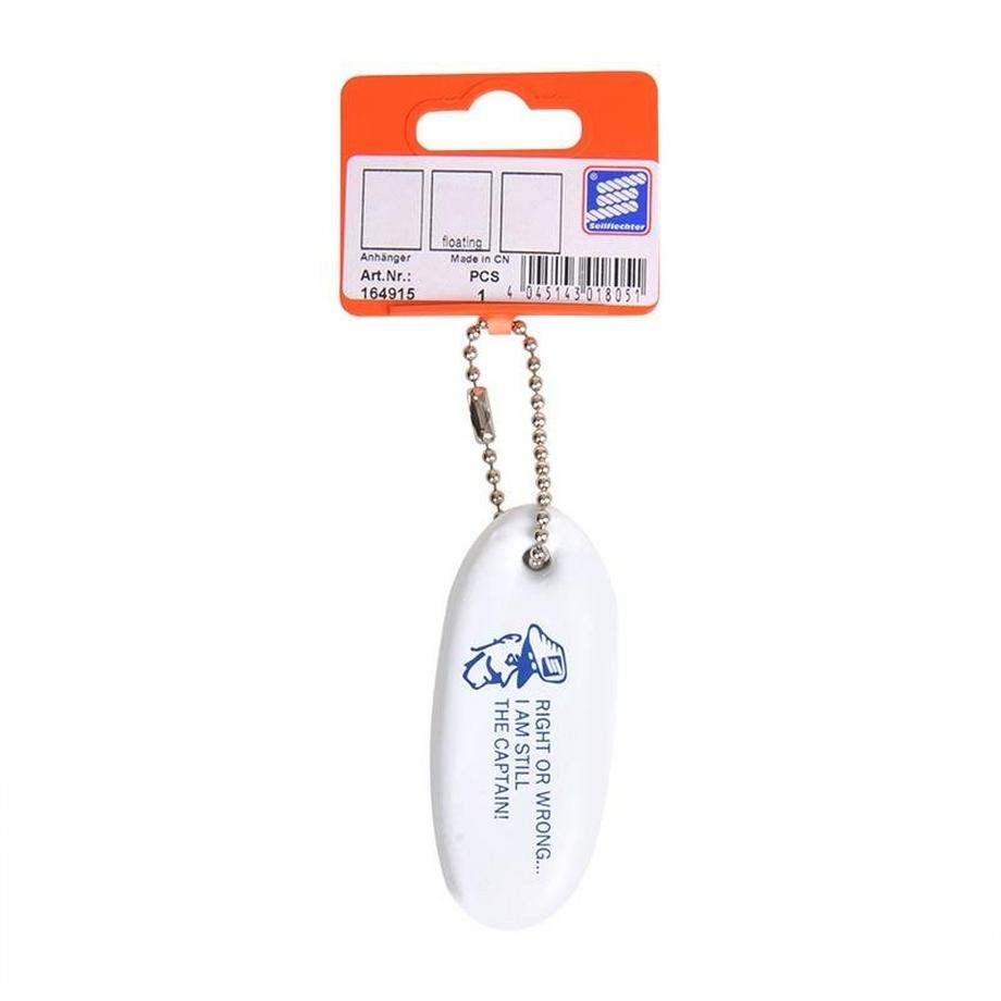 Pricenet  Pendentif avec porte-clés. flottant. blanc 