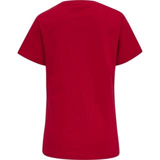 Hummel  t-hirt damen red heavy 