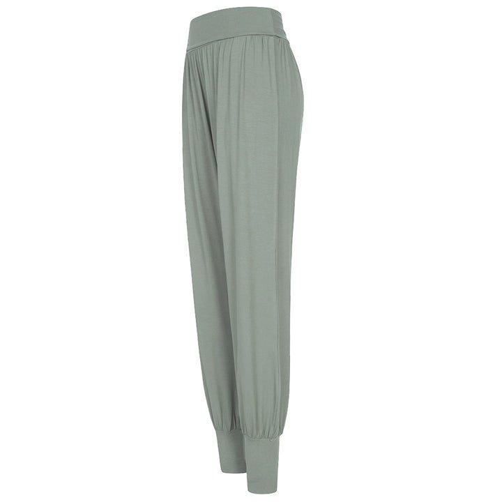 Image of Yoga Hose 'bali Classic', Komfortabel Und Nachhaltig Unisex Moosgrün L