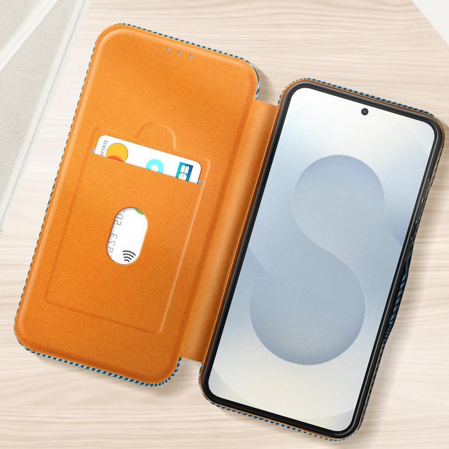 Avizar  Etui Samsung S25 Plus Carbon Blau 