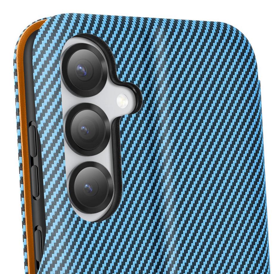 Avizar  Etui Samsung S25 Plus Carbon Blau 