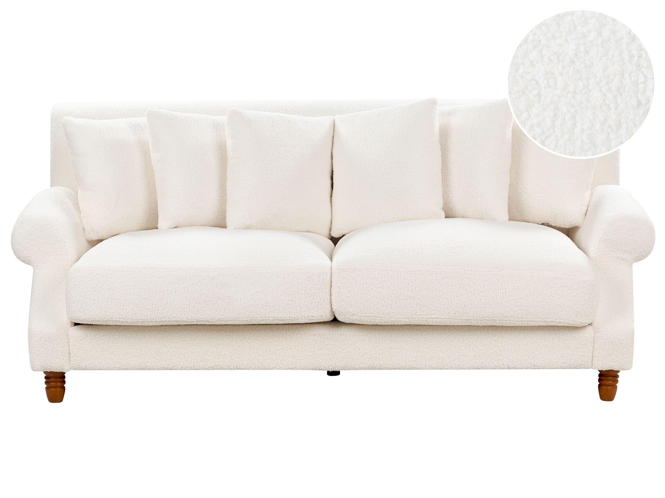 Image of 2 Sitzer Sofa aus Bouclé Glamourös EIKE 2 Sitzer Sofa aus Bouclé Glamourös EIKE