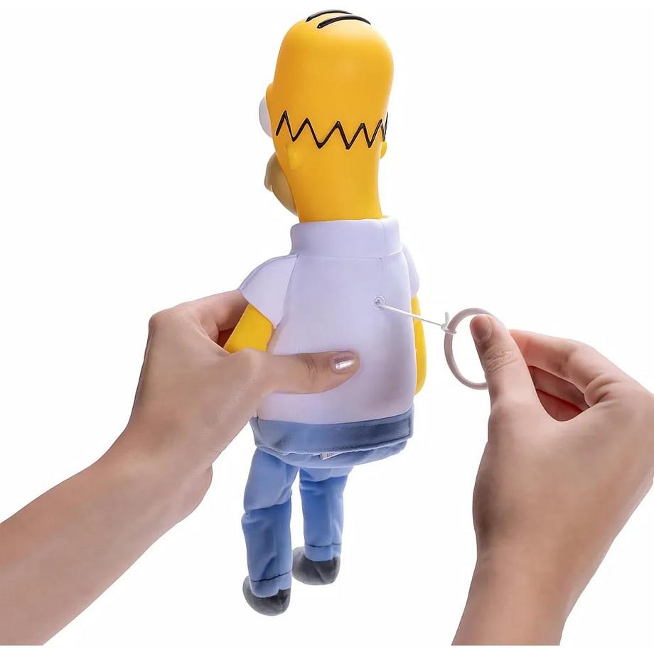 JAKKS Pacific  Simpsons Plüschfigur sprechend Homer 33 cm *Englische Version* 