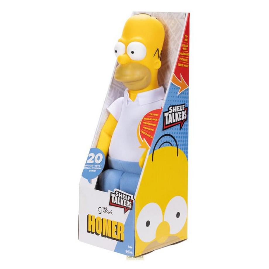 JAKKS Pacific  Simpsons Plüschfigur sprechend Homer 33 cm *Englische Version* 