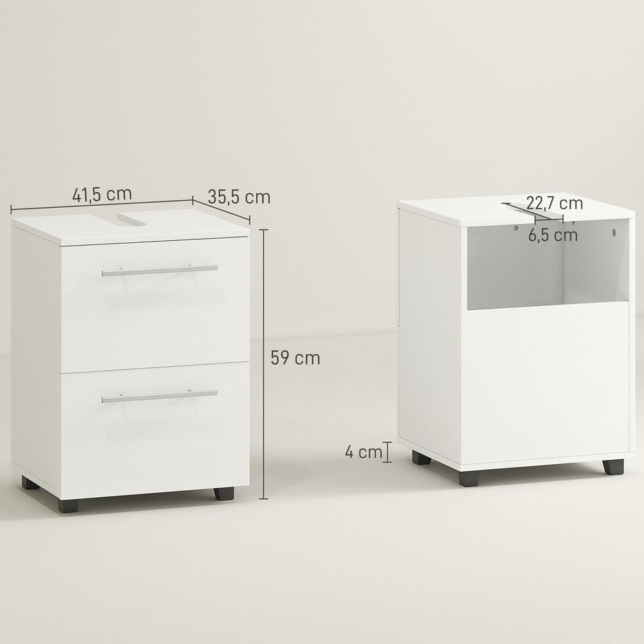 HOMCOM Waschbeckenunterschrank  