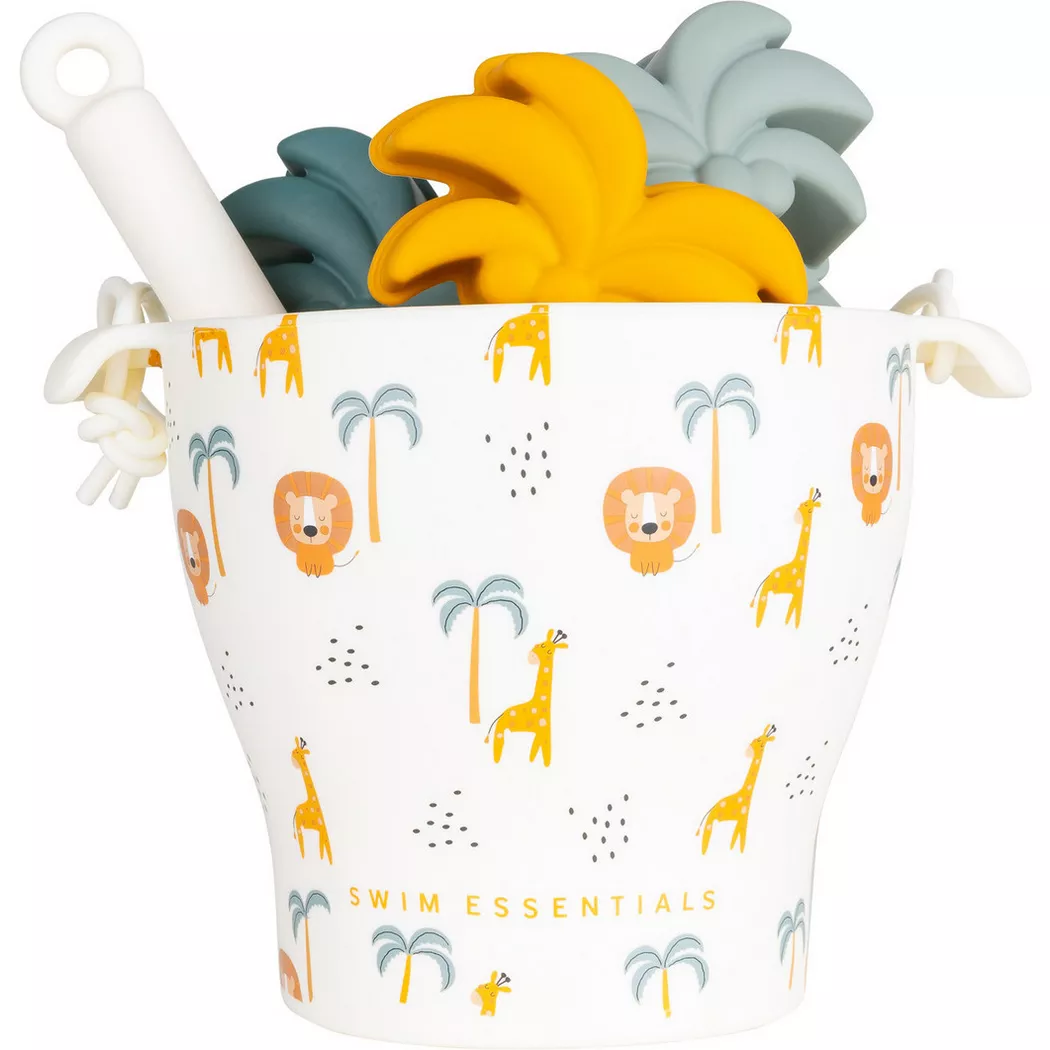 Swim Essentials - Strandspielzeug Silikon Jungle, One Size, Multicolor