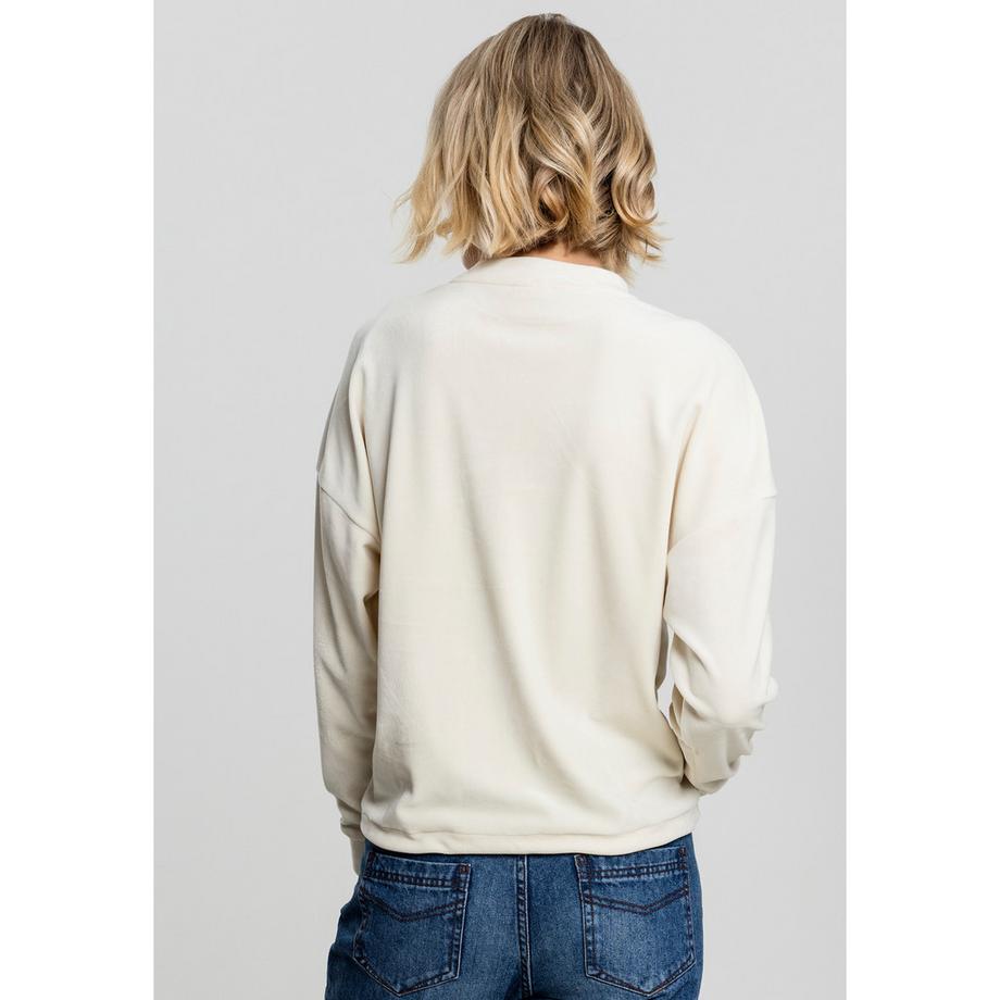 URBAN CLASSICS Oversized Velvet Crew Neck T-Shirt  