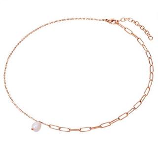 Valero Pearls  Femme Collier en acier inoxydé 