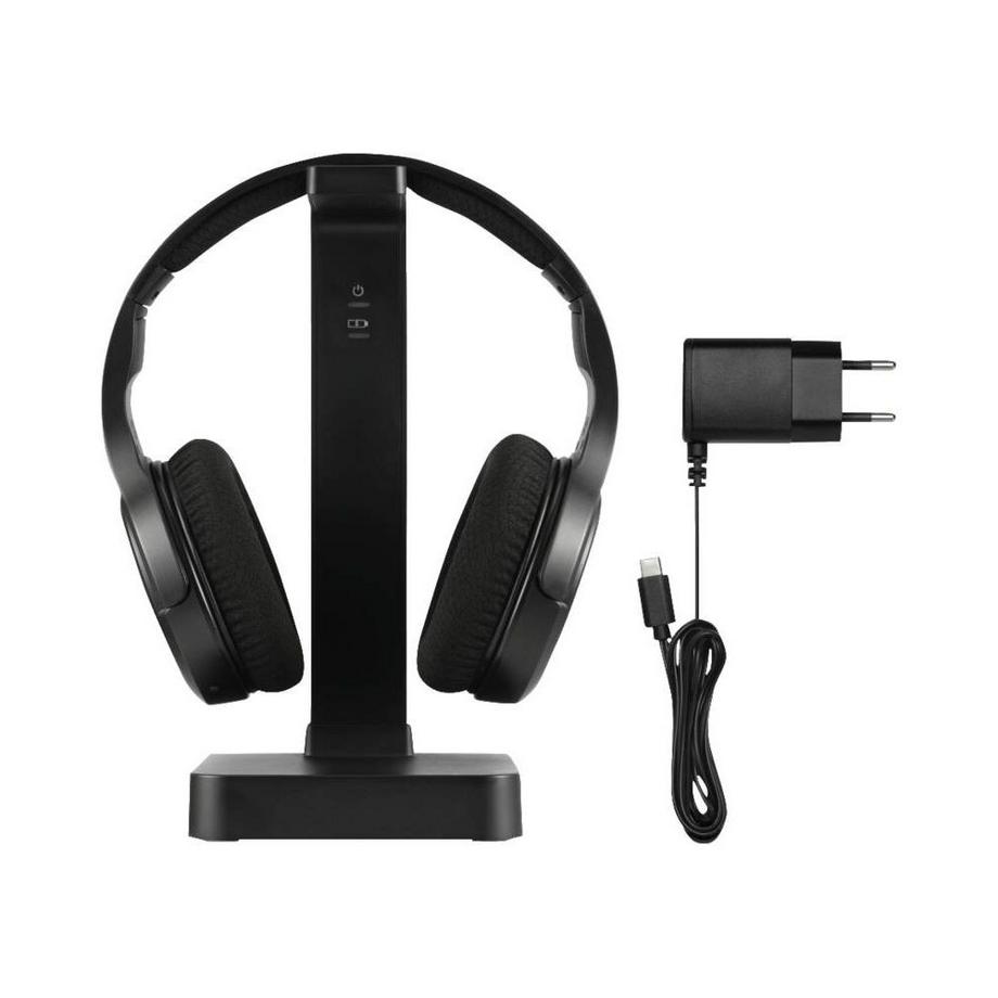 hama  HAMA TV-Kopfhörer Over-Ear 2,4 GHz kabellos Schwarz 