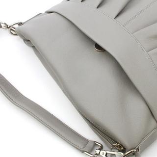 Eastern Counties Leather Leona Geraffte Leder Handtasche  
