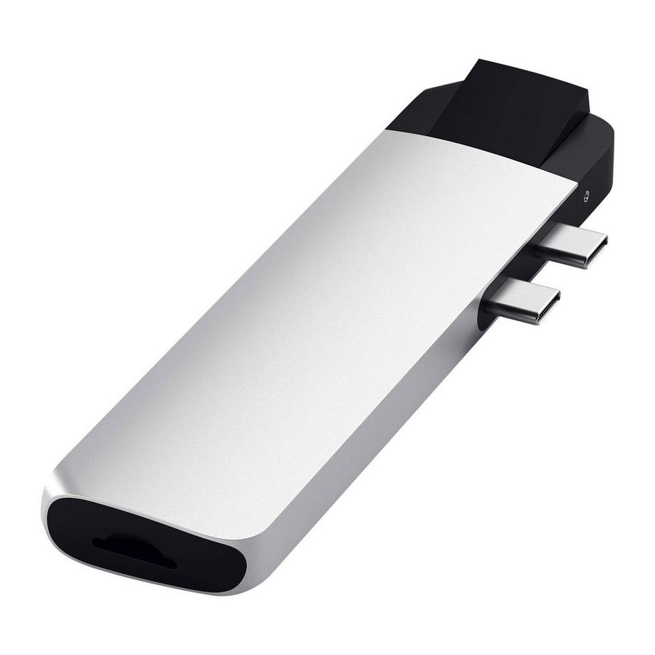 SATECHI  Hub double USB C Macbook Satechi Argent 