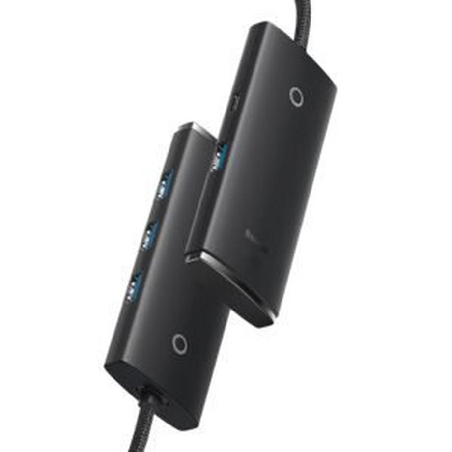 Baseus  Adaptateur HUB USB-A 4 Ports Baseus Lite Series 2m - Noir 