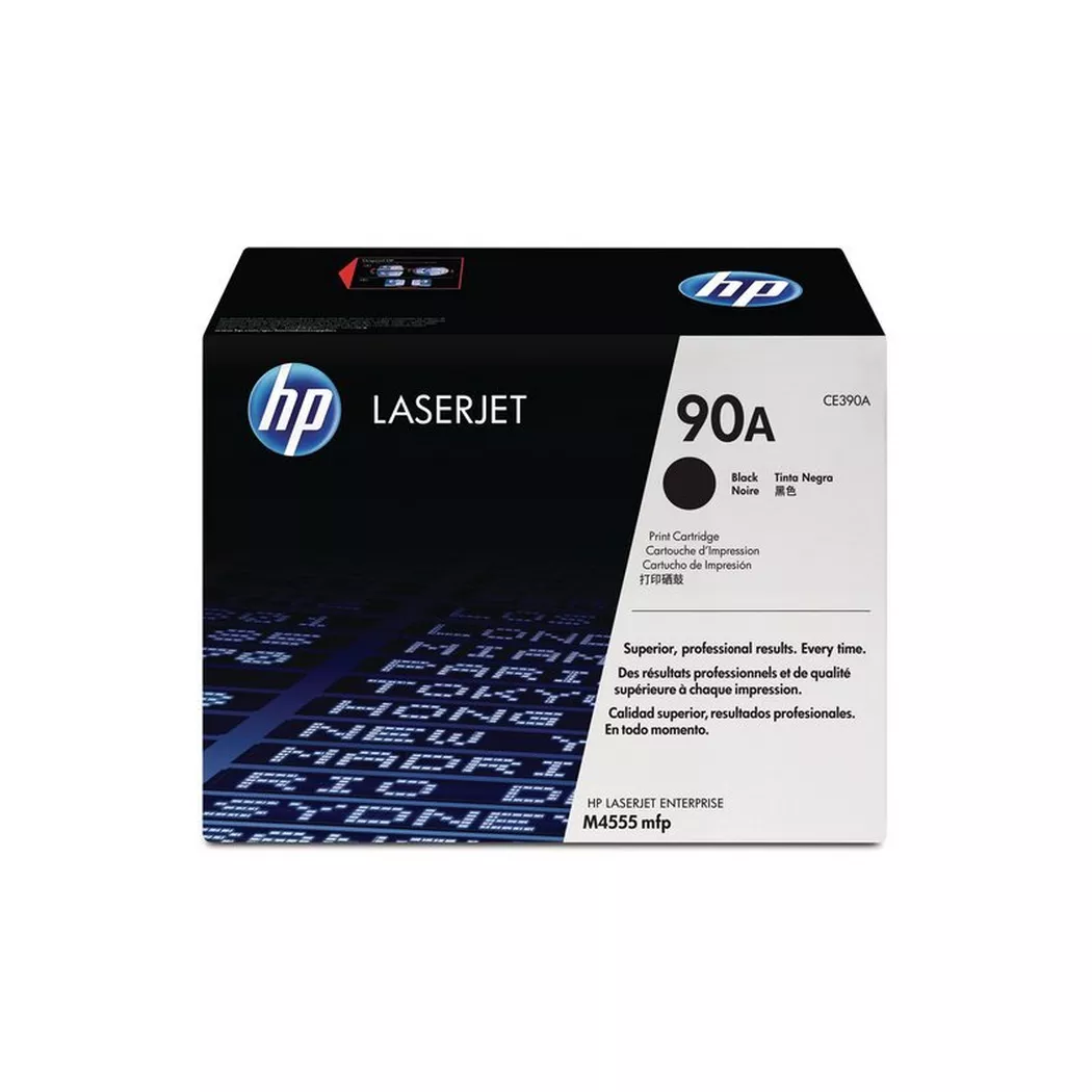 Hewlett-Packard – HP Toner-Modul 90A schwarz CE390A LaserJet M4555 10’000 Seiten, One Size