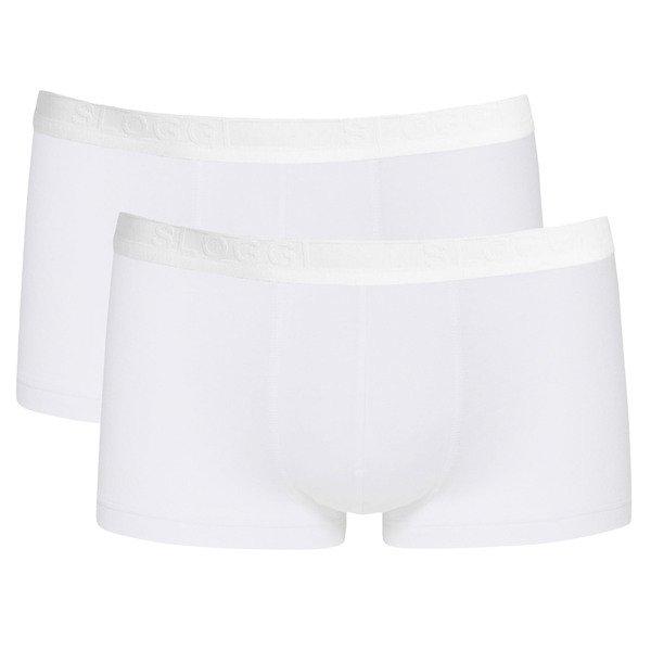 Image of Boxershort 2er Pack Figurbetont-24/7 Hipster Herren Weiss XL